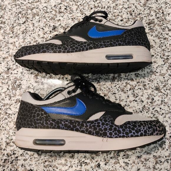 Nike Air Max 1 Safari Reflective Black 10.5 - Picture 6 of 9
